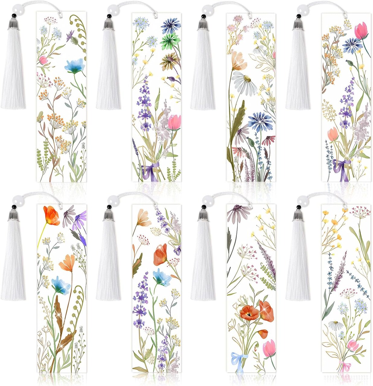 Beaded Bookmark Acrylic Tassel Bookmark for DIY Making Beginners Kids Adults Arts Craft Supplies